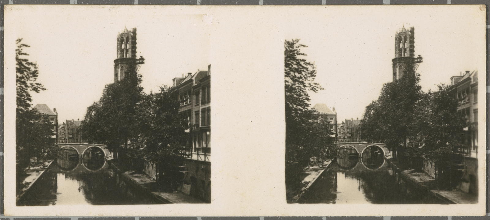 Desconegut, N.º 204 Ultrecht - Canal Nuevo y torre de la Catedral.