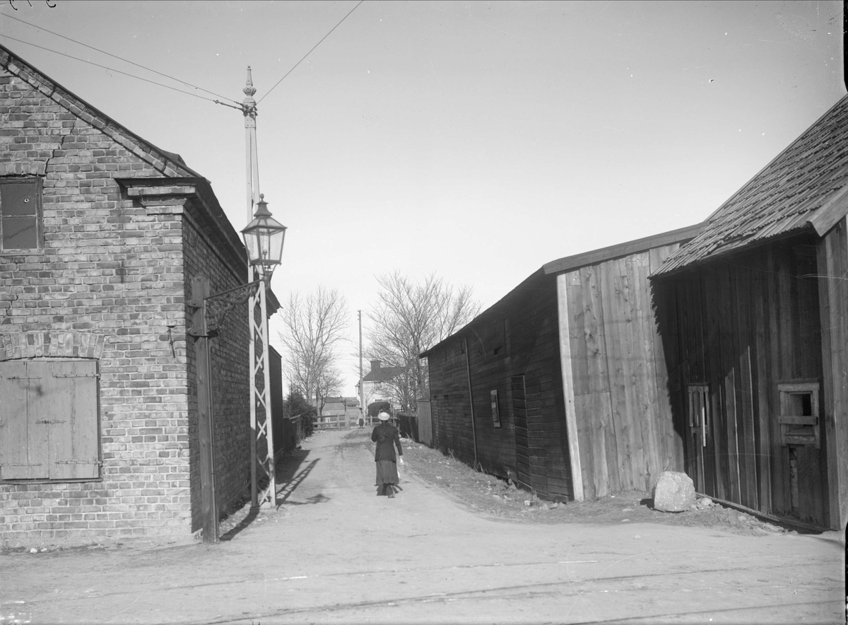Alfred Dahlgren, Dalgatan - Sysslomansgatan, Luthagen, Uppsala 1908