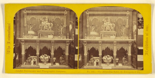 London Stereoscopic and Photographic Company, The Alhambra Table, by Elkington & Co.