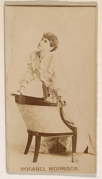 Kinney Brothers Tobacco Company, Rosabel Morrison, from the Actresses series (N245) issued by Kinney Brothers to promote Sweet Caporal Cigarettes