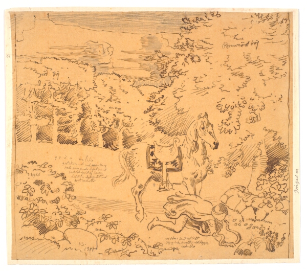 Joakim Skovgaard, Kalke med folkevisemotiv (Jomfruen i ormeham)