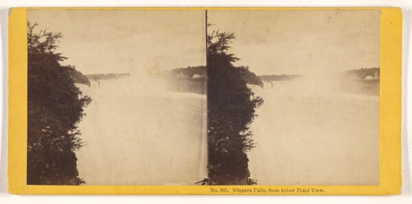 John P. Soule, Niagara Falls, from below Point View.