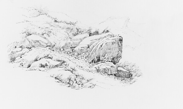 John William Casilear, Study of Rocks