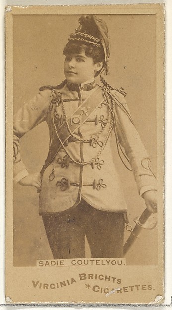 Allen & Ginter, Sadie Cortelyou, from the Actors and Actresses series (N45, Type 1) for Virginia Brights Cigarettes