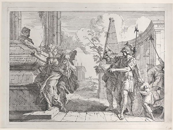 Francesco Fontebasso, The Sacrifice of Polyxena, from "Bacchanals and Histories"