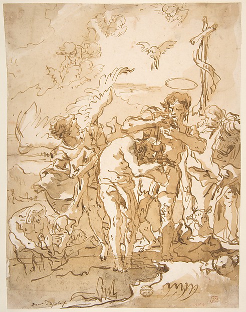Giovanni Domenico Tiepolo, The Baptism of Christ