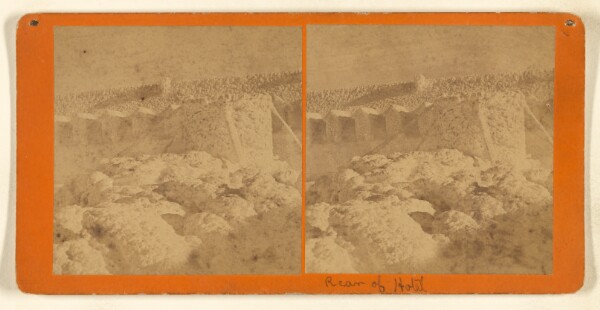 Benjamin West Kilburn, [Rear of Hotel]
