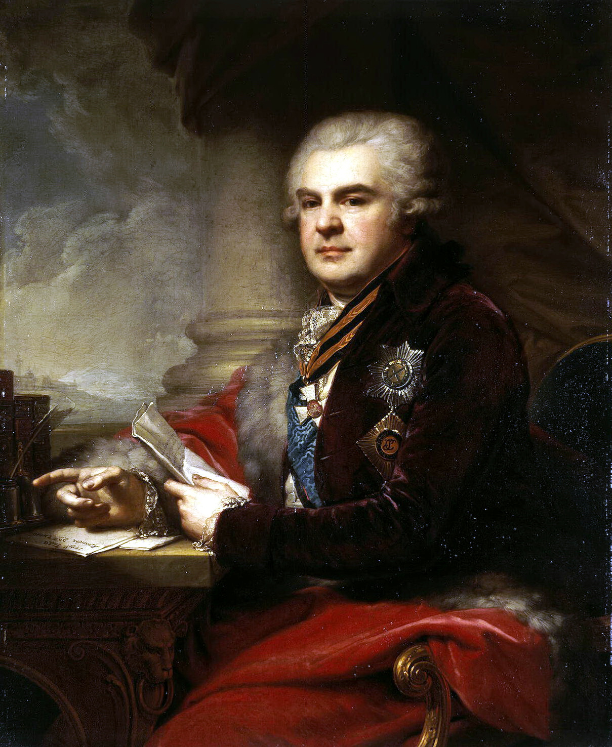 Johann Baptist von Lampi the Elder, Portrait of Alexander Samoilov