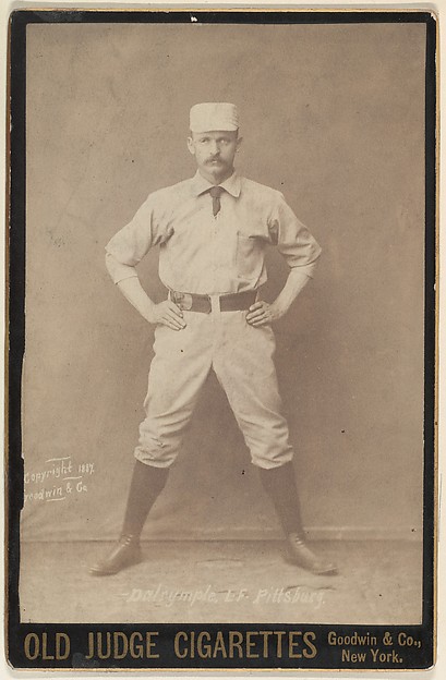 Goodwin & Company, Abner Frank Dalrymple, Left Field, Pittsburgh, from the series Old Judge Cigarettes