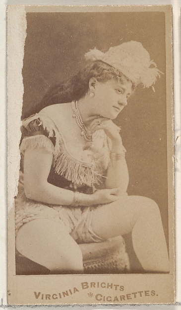 Allen & Ginter, From the Actors and Actresses series (N45, Type 4) for Virginia Brights Cigarettes