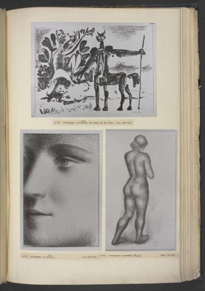 Pablo Picasso, Centaure et Bacchante avec un Faune