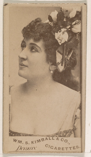 William S. Kimball & Company, Miss Devaux, from the Actresses series (N203) issued by Wm. S. Kimball & Co.