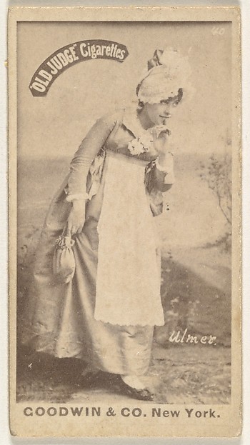 Goodwin & Company, Ulmer, from the Actors and Actresses series (N171) for Old Judge Cigarettes