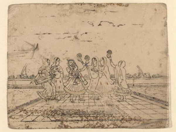 Unknown, One of sixty-three paintings depicting occupations, festivals and ships.