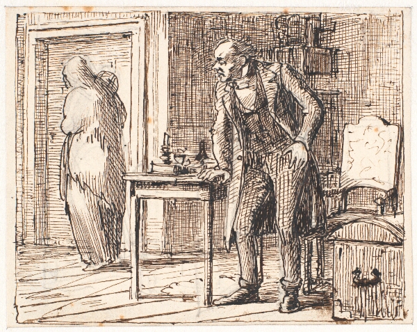 Wilhelm Marstrand, Gnieren og den fattige kone