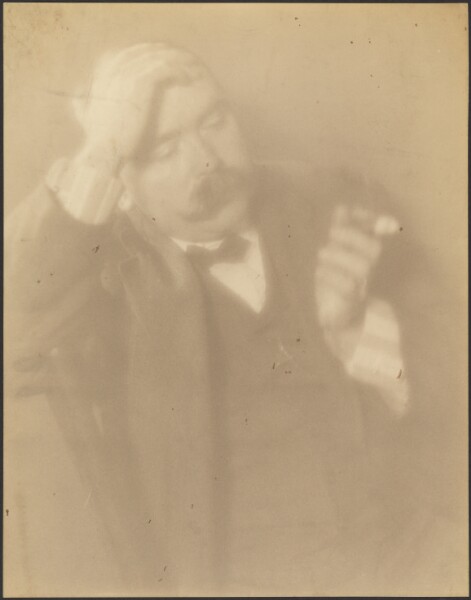 Louis Fleckenstein, [Portrait of a Man with Cigar]