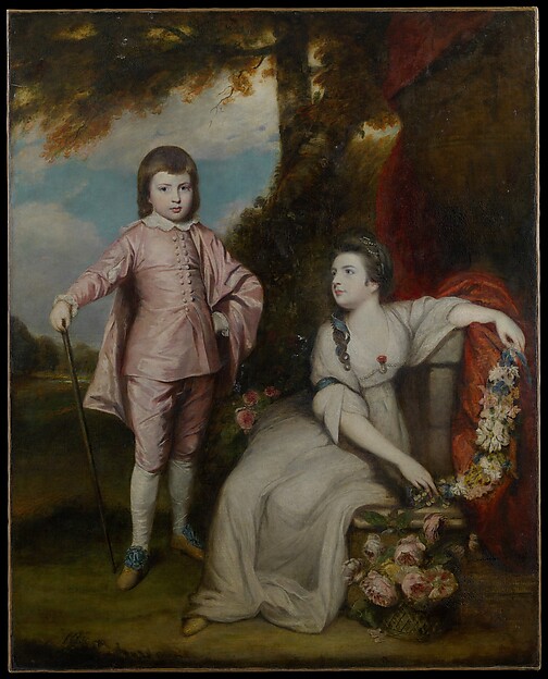 Sir Joshua Reynolds, George Capel, Viscount Malden (1757–1839), and Lady Elizabeth Capel (1755–1834)