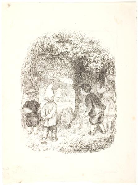Lorenz Frølich, De fire børn i en skov