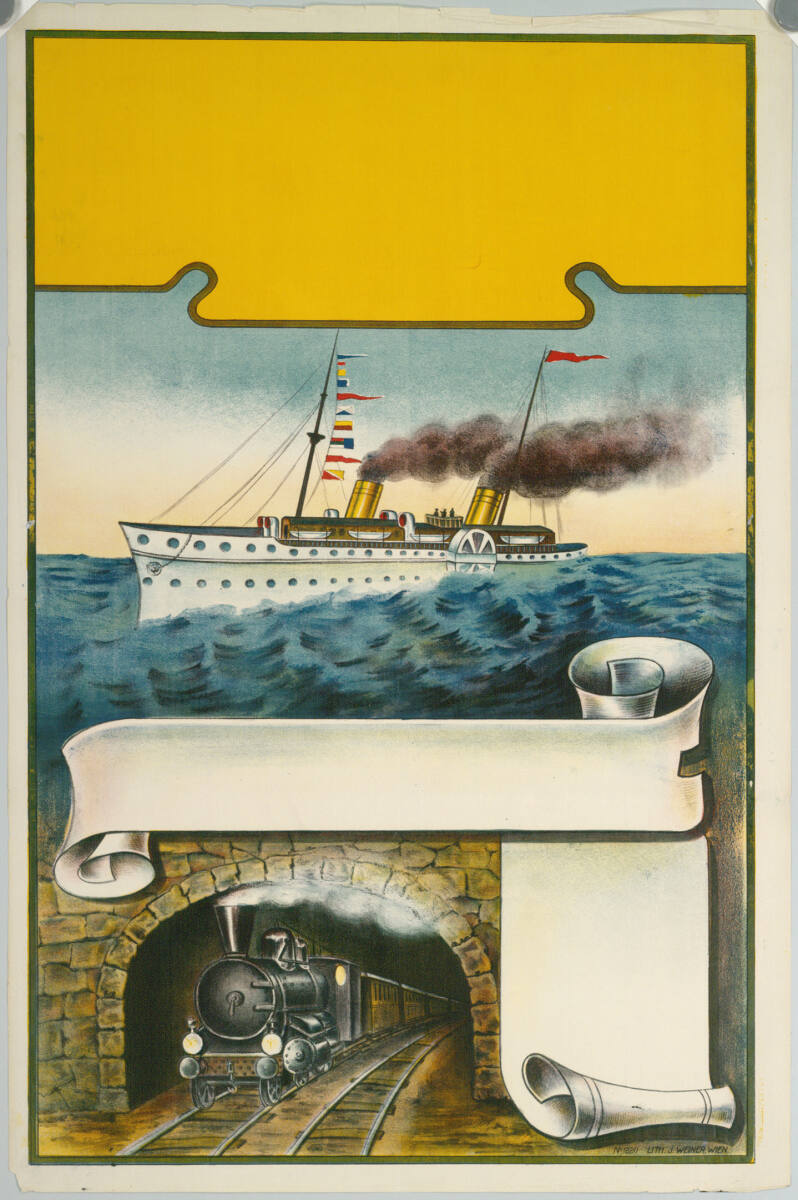 Anonym, Reiseplakat (Blankoplakat)