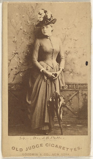 Goodwin & Company, Mrs. J.B. Potter, from the Actors and Actresses series (N171) for Old Judge Cigarettes