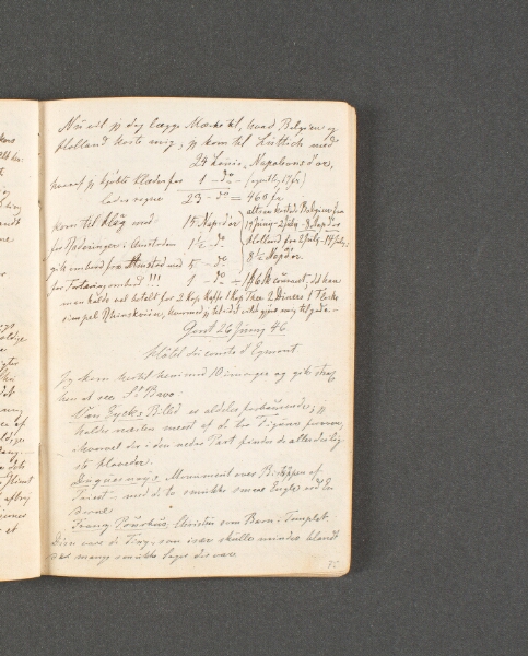 Johan Thomas Lundbye, Rejsedagbog. Antwerpen og Gent