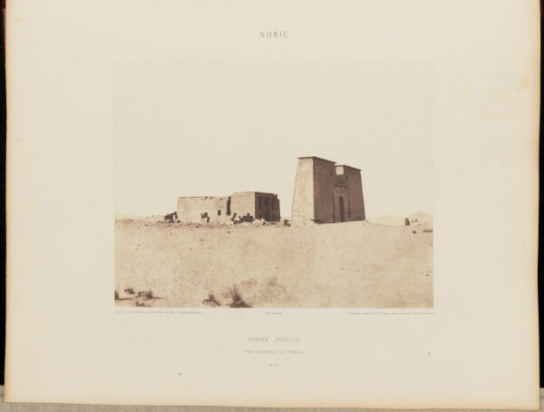 Félix Teynard, Dakkeh (Pselcis). Vue Générale du Temple