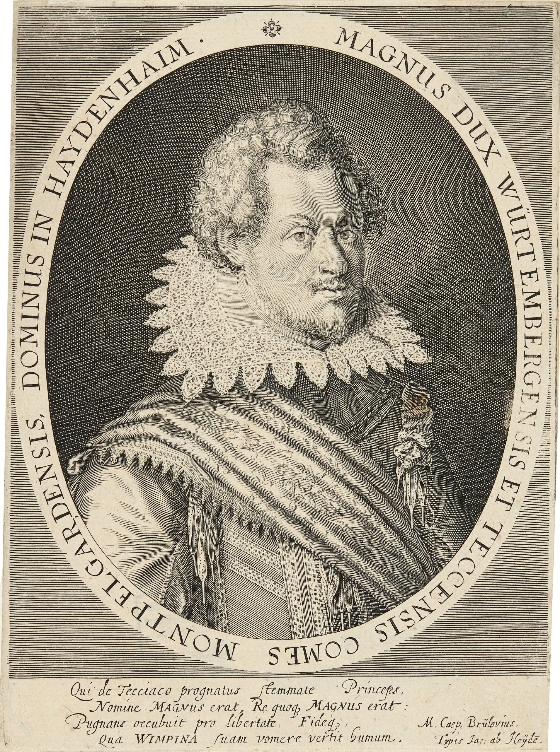 Jacob van der Heyden, Bildnis Herzog Magnus von Württemberg