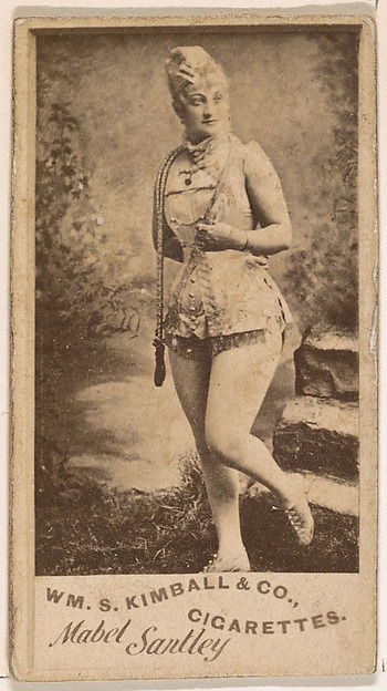 William S. Kimball & Company, Mabel Santley, from the Actresses series (N203) issued by Wm. S. Kimball & Co.