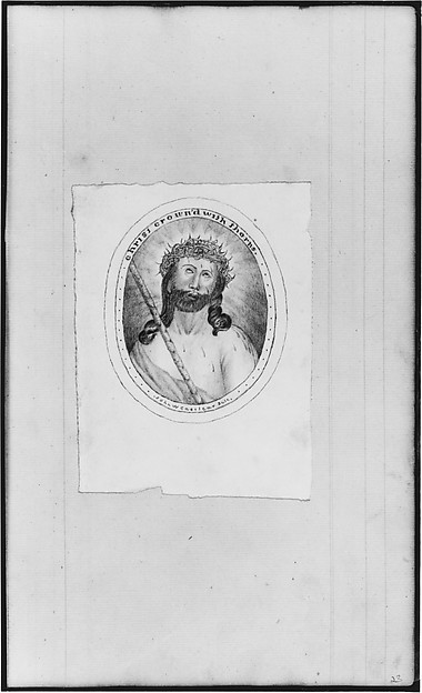 John William Casilear, "Christ Crowned with Thorns" (from Sketchbook)