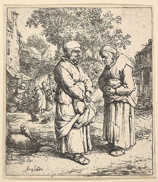 Adriaen van Ostade, Two Gossips