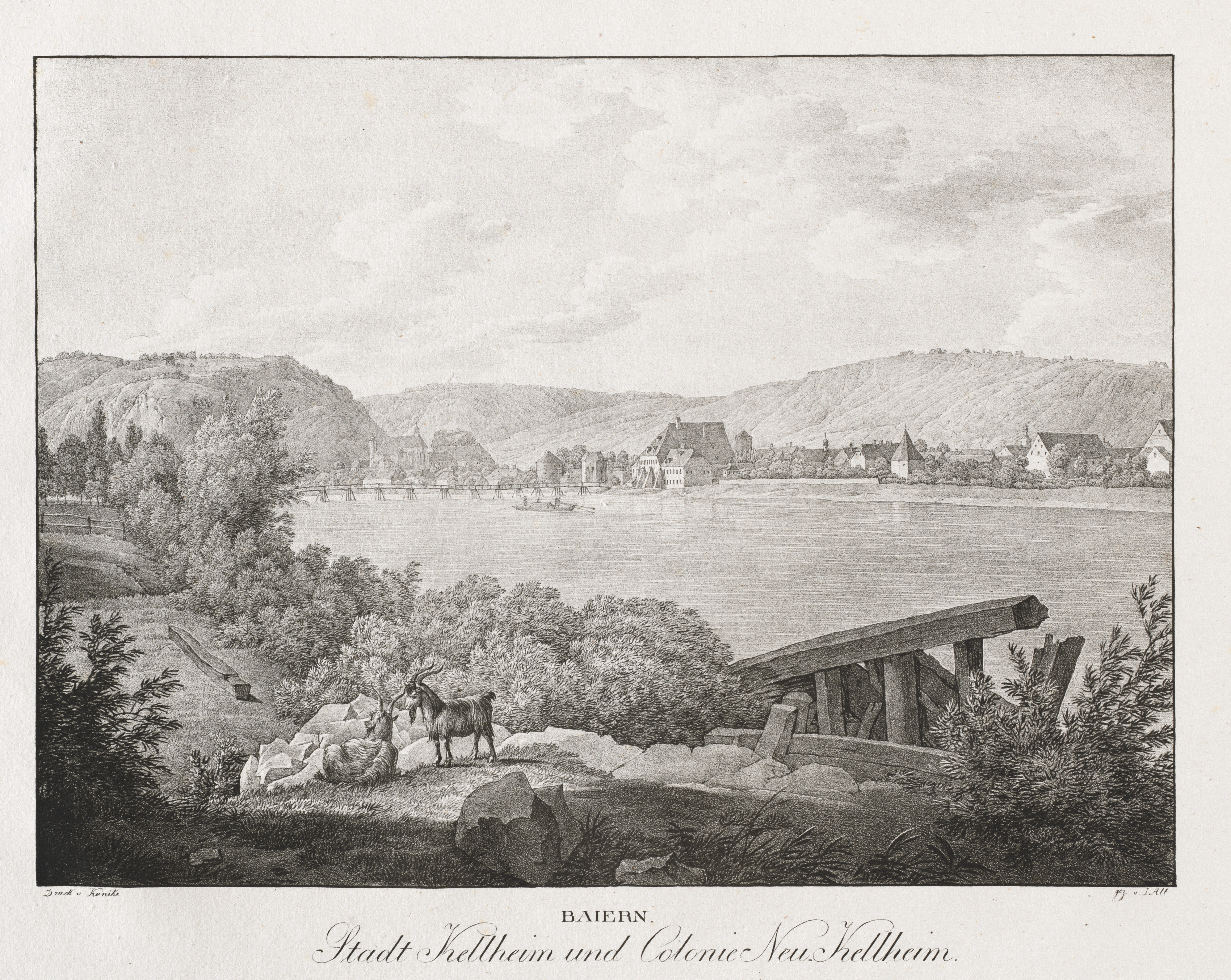Jakob Alt, Baiern, Stadt Kellheim und Colonie Neu-Kellheim