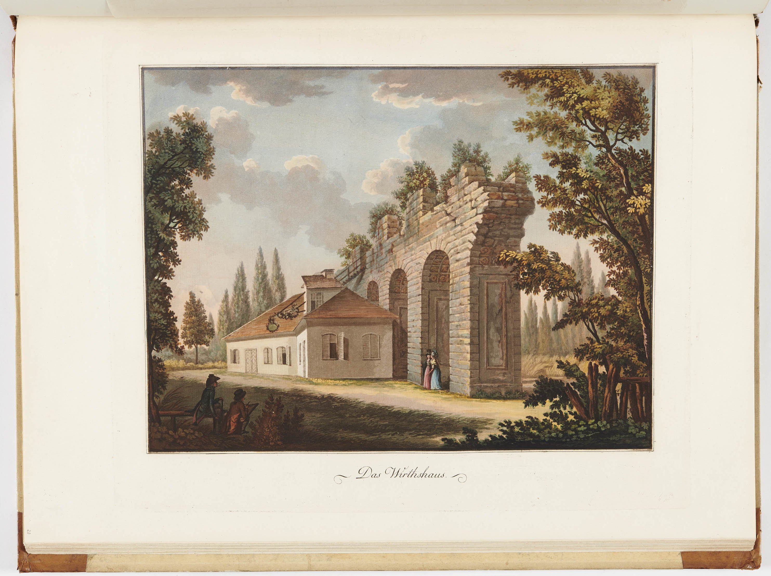 Johann Friedrich Frauenholz, "Das Wirthshaus" in Hohenheim