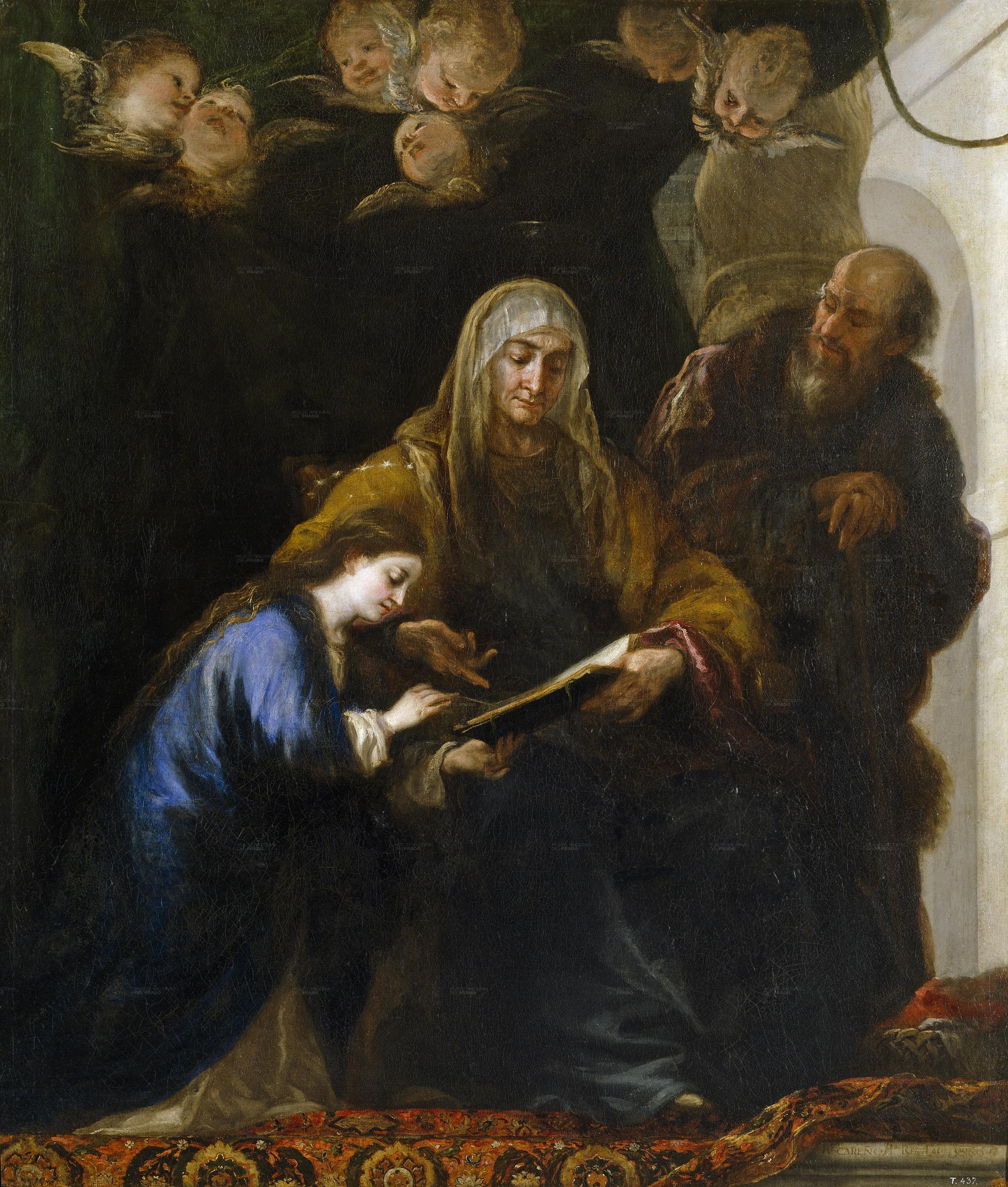 Juan Carreño de Miranda, Saint Anne teaching the Virgin to read