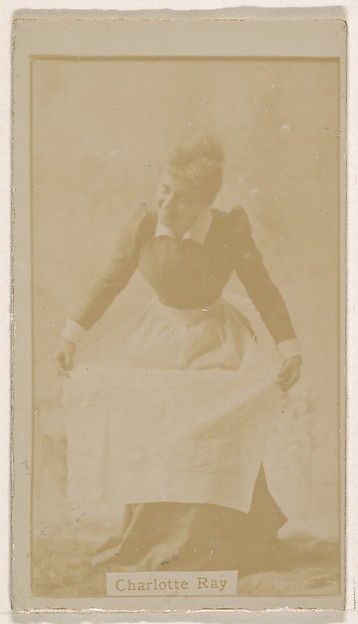 Kinney Brothers Tobacco Company, Charlotte Ray, from the Actresses series (N245) issued by Kinney Brothers to promote Sweet Caporal Cigarettes