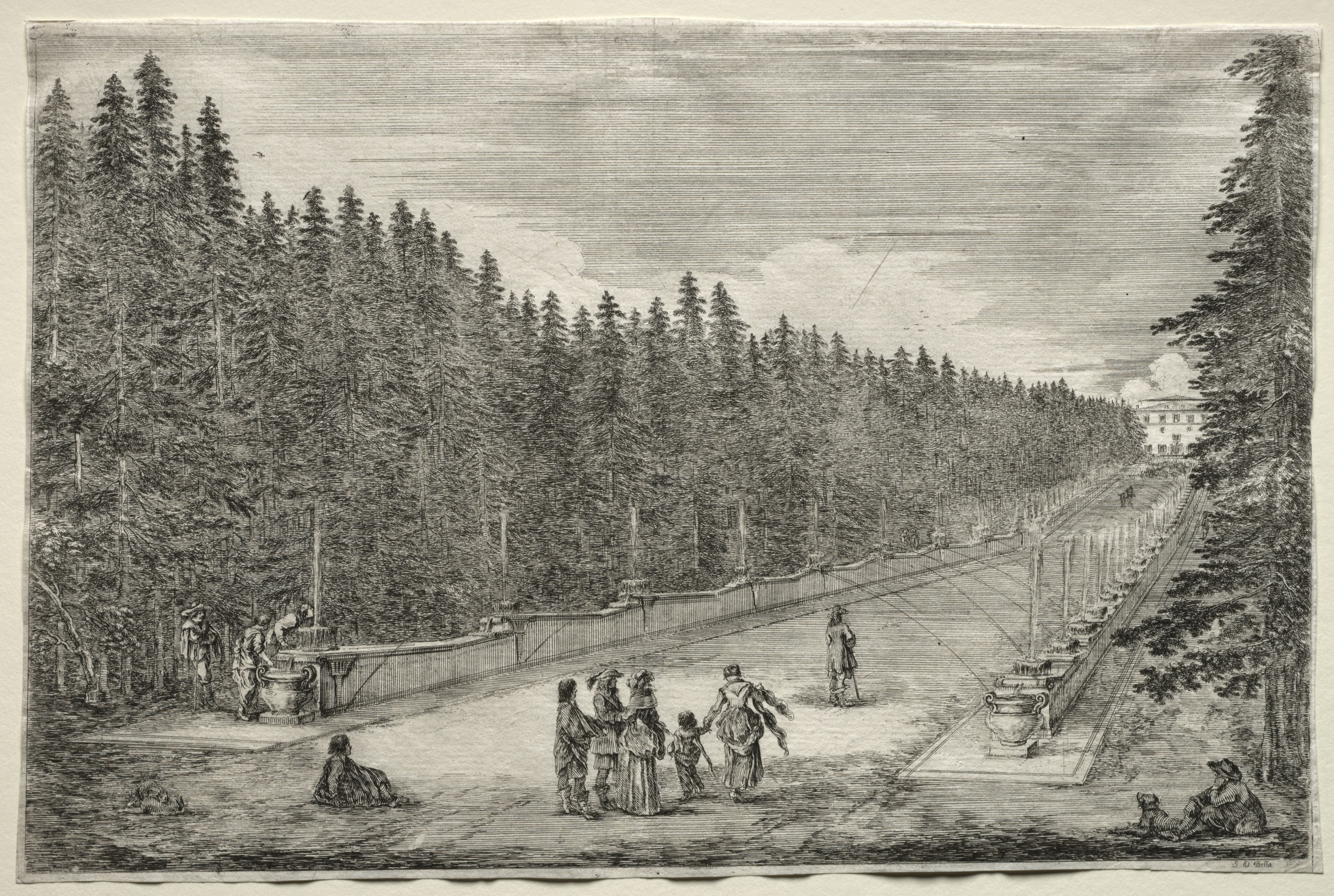 Stefano Della Bella, Views of the Villa of Pratolino