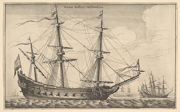 Wenceslaus Hollar, Dutch Warship (Nauis Bellica Hollandica)