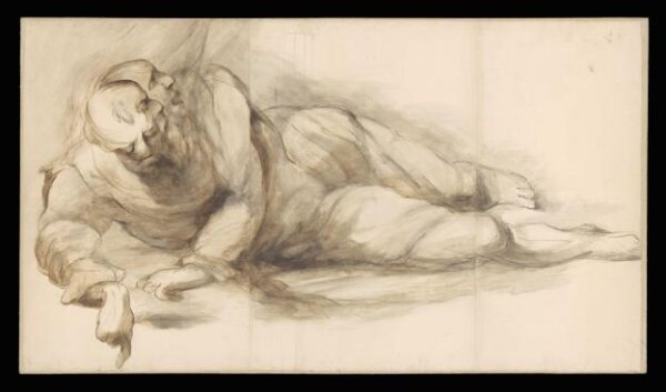 Constable, John (RA), Study of the fallen figure of the saint in  Titian's 'St. Peter Martyr'