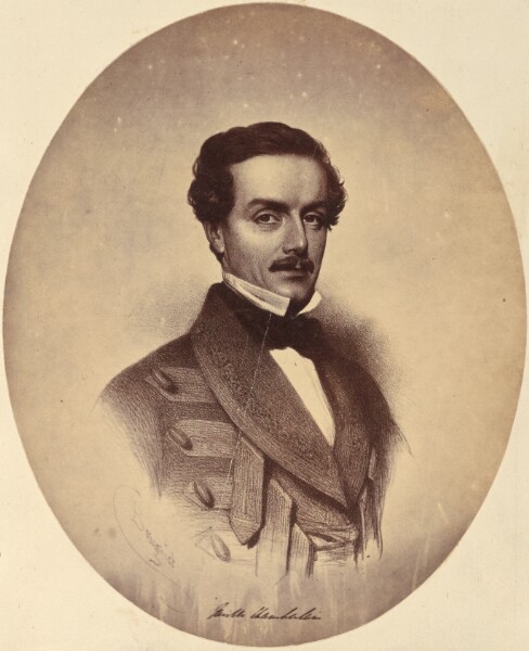 Unknown, [Lithograph portrait of Neville Bowles Chamberlain by Baugniet]