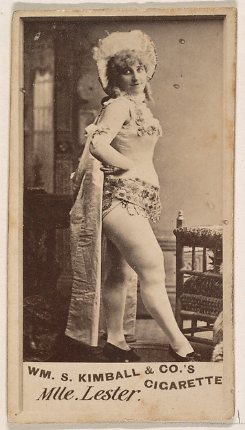 William S. Kimball & Company, Mlle. Lester, from the Actresses series (N203) issued by Wm. S. Kimball & Co.