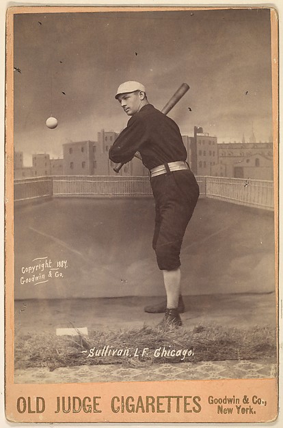 Goodwin & Company, Sullivan, Left Field, Chicago, from the series Old Judge Cigarettes