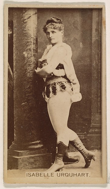 Kinney Brothers Tobacco Company, Isabelle Urquhart, from the Actresses series (N245) issued by Kinney Brothers to promote Sweet Caporal Cigarettes