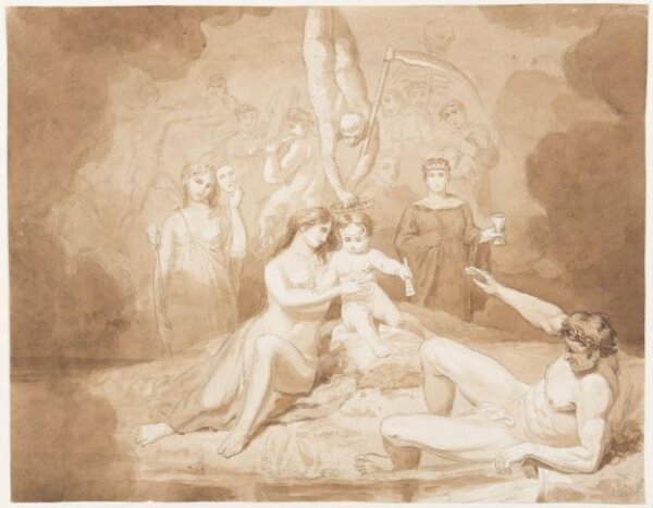 Unknown, Drawing by a member of the Sketching Society