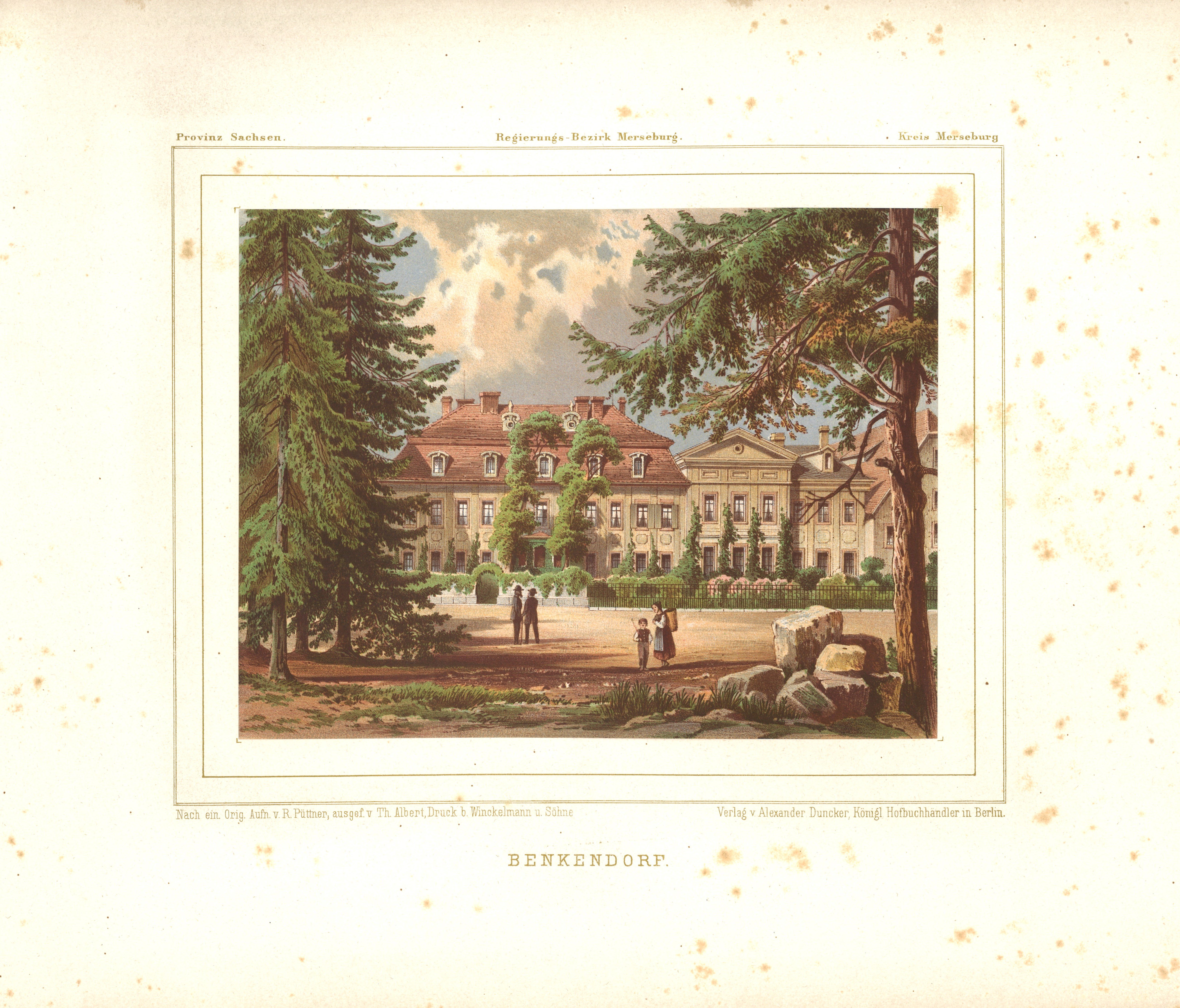 Theodor Albert, Benkendorf (Kr. Merseburg): Herrenhaus