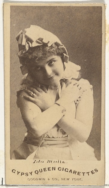 Goodwin & Company, Ida Mulle, from the Actors and Actresses series (N171) for Gypsy Queen Cigarettes