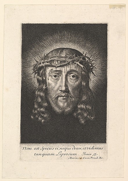Jean Morin, La sainte Face couronnee d'epines, (petit format)