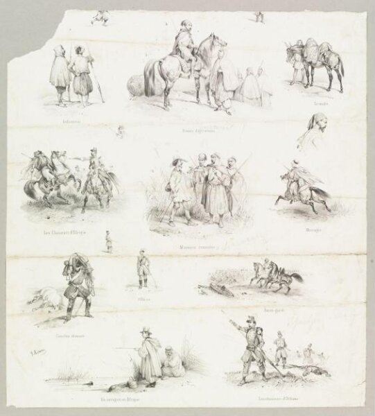 Victor Adam, Infanterie etc