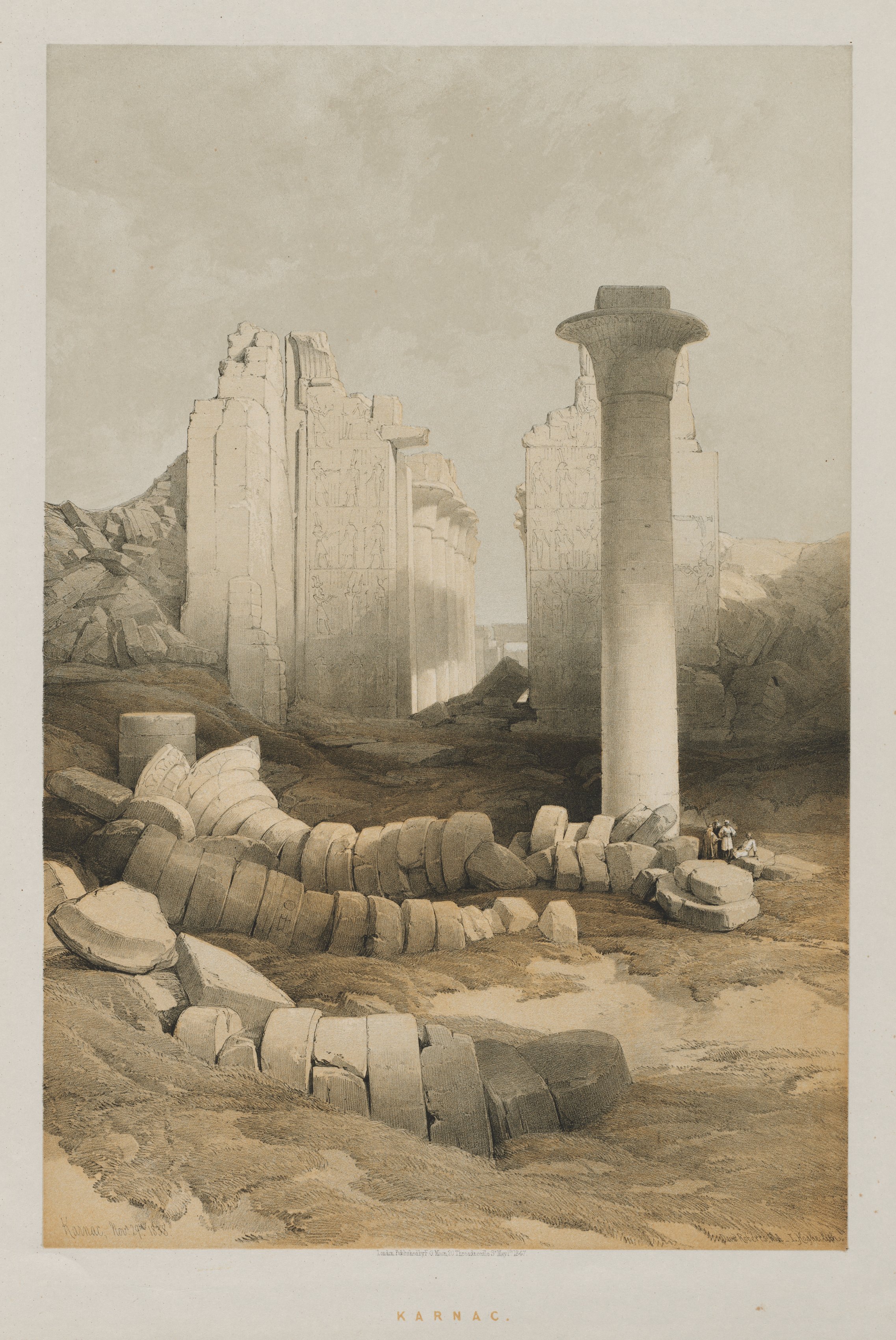 Louis Haghe, Egypt and Nubia, Volume II: Karnak