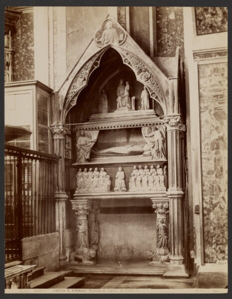 Giorgio Sommer, Church of St. Clare, Tomb of Carlo di Calabria