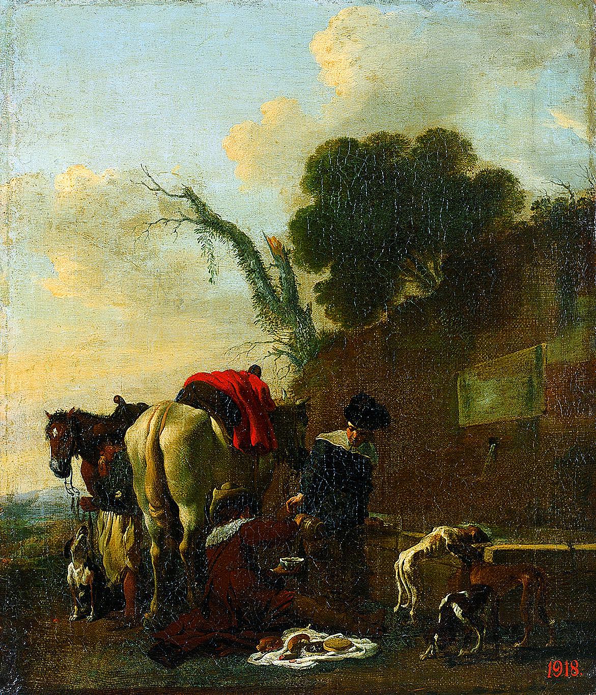 Jan Miel, Hunters at Rest