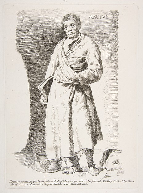 Goya (Francisco de Goya y Lucientes), Aesop, after Velázquez